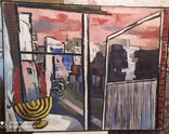 Норманн Барр ( 1908, Маріуполь Україна - 1994, США) Вид з вікна Іудаїка, фото №3