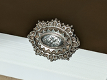 Antique silver Victorian England 1900 brooch brooch antique silver, photo number 2