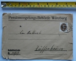 Поштовий конверт з Баварською офіціальною маркою, з надпечаткою Німецький рейх., photo number 4