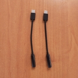 Переходник USB-адаптер 3,5 мм к Type-C Шнуровой (без цифрового аудио), photo number 5