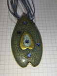 Pendant.Bronze.enamel,stones., photo number 3