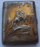 Cigarette case copper horseman, photo number 2