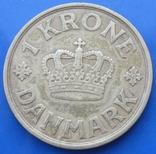Дания 1 крона 1929, фото №2