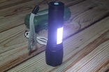 Акумуляторний тактичний ліхтарик 11.7 см у кейсі BL-1831-T6+COB (1547), numer zdjęcia 8