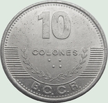 28.Costa Rica 10 colones, 2012, photo number 3