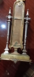 Антикварный термометр XIX века, бронза, оникс., фото №7
