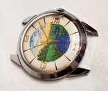 Vostok watch with a picture on the dial mechanical 2214 with a calendar ChCZZ USSR, photo number 7