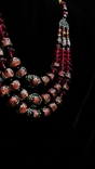 Coral necklace Venetian glass, photo number 9