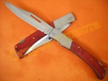 Нож складной 9013 длина 26 см с чехлом, фото №2