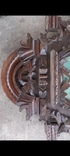 The mirror is carved. Handmade. Age is not known. Second-hand. See Photo., photo number 3