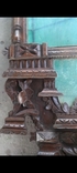 The mirror is carved. Handmade. Age is not known. Second-hand. See Photo., photo number 6