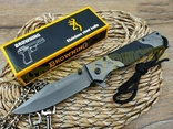 Нож тактический складной Browning FA45 стеклобой клипса 23см, фото №2