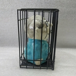 Piggy bank in a cage under lock and key., photo number 7
