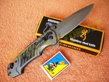 Нож тактический складной Browning FA68 стропорез бита клипса 23см, фото №3