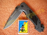Нож тактический складной Browning FA68 стропорез бита клипса 23см, фото №6