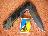 Нож тактический складной Browning FA68 стропорез бита клипса 23см, фото №7