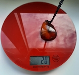 Suspension on a chain. Amber. Weight 20 grams., photo number 3