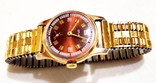 Zim watch in anodized gold case Kuibyshev Watch Factory of the USSR, photo number 3
