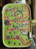 Vintage. Wooden billiards toy "Merry Journey". USSR. 70s In the Box, photo number 7