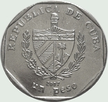 94.Cuba 1 peso, 2007, photo number 3