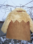 Children's retro fur coat made of tsigeiki 60s, photo number 8