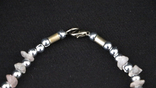 Vintage natural stone necklace and bracelet, photo number 5
