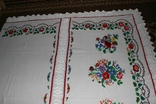 Old embroidered bedspread., photo number 6