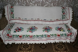 Old embroidered bedspread., photo number 2