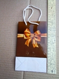 Подарочный пакетик с рисунком бантика 11 * 18, фото №3