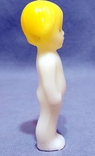 Pupsik USSR Волосся тиснене жовте фарбування 10 см Rare, фото №5
