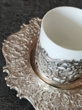 Coffee pair, silver, porcelain, Germany., photo number 8