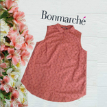 Bonmarche красивая блузка женская прошва хлопок без рукавов 22, фото №2