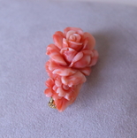 Coral brooch Rose Different Coral, photo number 3