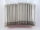 Watch lugs 22 mm Ф1.8 mm 100 pieces. Springbars, studs, pins for attaching bracelets, photo number 6