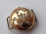 Watch Case 56 Gold with Diamonds - Star of David - 10.65gram, photo number 13