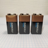 Батарейки Duracell Ultra 6LR61/9V. Три штуки., numer zdjęcia 3