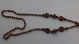 A set of necklaces with pendants made of wood., photo number 12