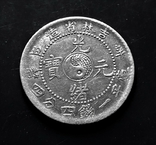 Китай Kirin (Гирин) 20 центов 1901 год. Стан! Срібло., фото №2
