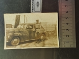 Старе фото сержанта СА з трофейним автомобілем Opel Kapitan., фото №4