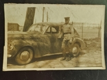 An old photo of an SA sergeant with a captured Opel Kapitan car., photo number 2