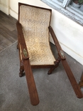 Antique armchair, India 1910-20, planter's chair, chaise longue, photo number 8