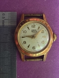 Винтаж. Женские позолоченные наручные часы UMF Ruhla M3. Германия, фото №5