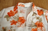 Canda C&amp;A вискоза лен Красивая летняя блузка женская на замке в цветочный принт, фото №9