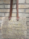 Huge bag made of natural leather material, photo number 7