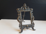 Рамка с зеркалом,латунь или бронза,Испания., photo number 2