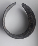 Винтажный обруч для волос, в стиле арт-деко, ручная работа Франция, ширина 5.5 см, фото №6