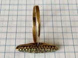 Gold ring with demantoids, USSR until 1958, photo number 9