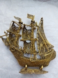 Portugal ship, filigree silver with gilding, enamel, photo number 6