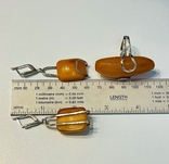 Set of Ring and Earrings Amber Silver 925, photo number 5