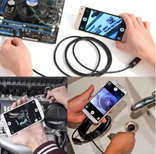 Камера ендоскоп Android and PC Endoscope, гнучка USB камера 2 м, photo number 4